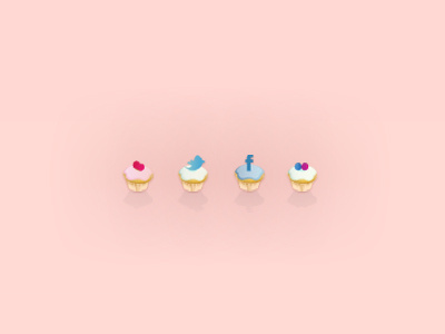 Cupcakes icons