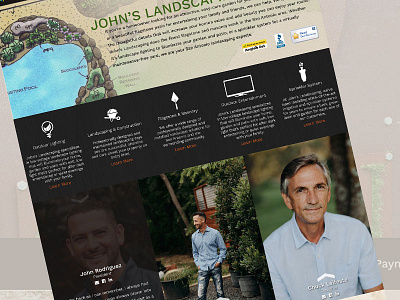 Landscaping Website design website