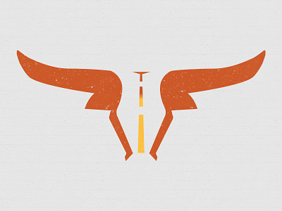 Longhorn Chip design logo longhorn