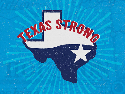 Texas Strong design icon