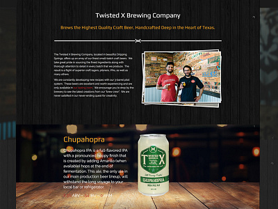 A Twisted Study beer design graphic design texas web design website