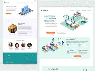 SpaceCadet design small business space startup tech web web design