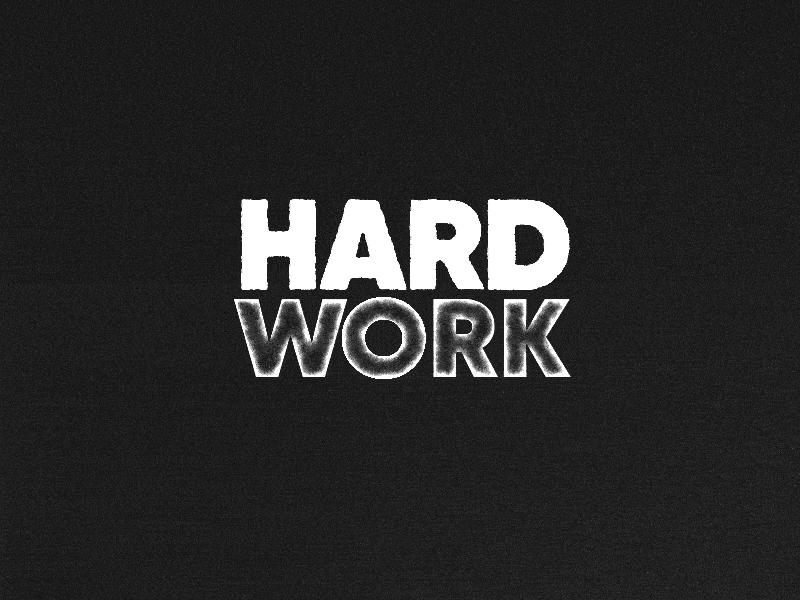 Hard Work Pays Off aftereffects animation clean color creative design digital dribbble flat font gif graphic design graphic design hand lettering illustration lettering minimal motion typography