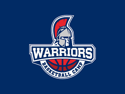 Basketball Camp Warriors basketball branding design logo logodesign