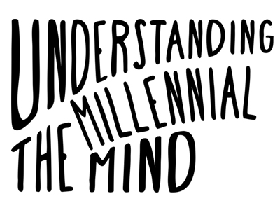Millennial Mind illustrator millennial process project screen shot social media typeography whip work