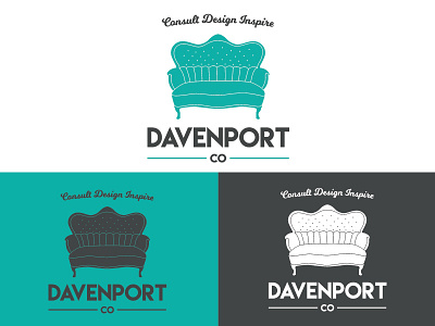Client Rebrand branding couch design furniture identity illustrator logo