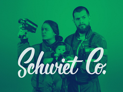 Schwiet Co design studio gradient map logo type