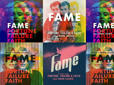 FAME branding church cmyk design graphic design hollywood movie pop art