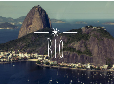 Cities of Brazil brazil city rio typography