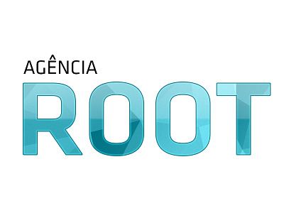 Logo Agencia Root logo typography