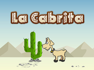 La Cabrita game typograph