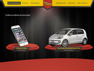 Site Promocao car iphone promotion site web