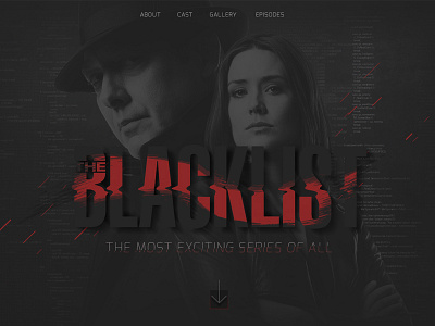 Blacklist Site blacklist lizzington typograph