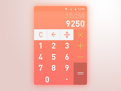 Daily UI challenge #004— Calculator 004 calculator challenge dailyui