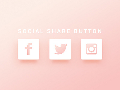 Daily UI 010 - Social Share Button 010 button challenge dailyui share social