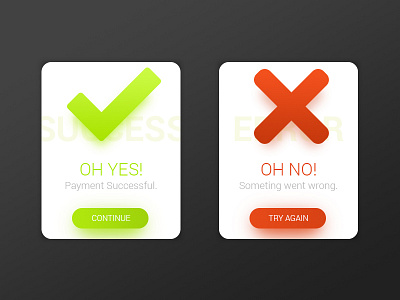 Daily UI 011 - Flash Message (Error/Success) 011 challenge dailyui error flash message success