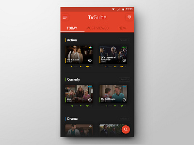 Daily UI 025 - TV App 025 app challenge dailyui tv