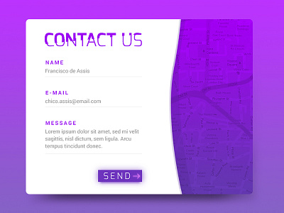 Daily UI 028 - Contact Us 028 challenge contact dailyui us