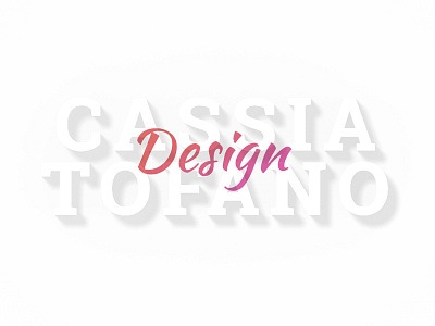 Cassia Tofano Design colors design typograph