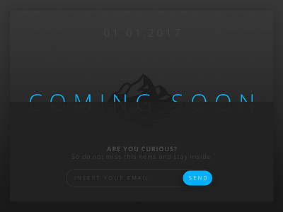 Daily UI 048 - Coming Soon 047 challenge coming dailyui soon