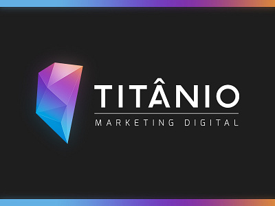 Titanio Logo Design degrade design logo