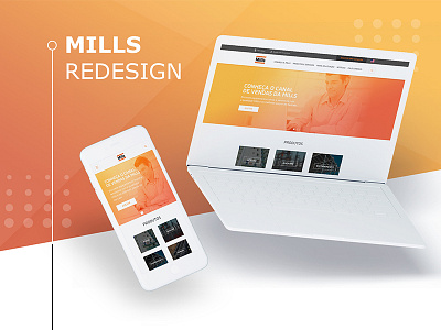 Redesign Mills design mobile redesign responsivo site