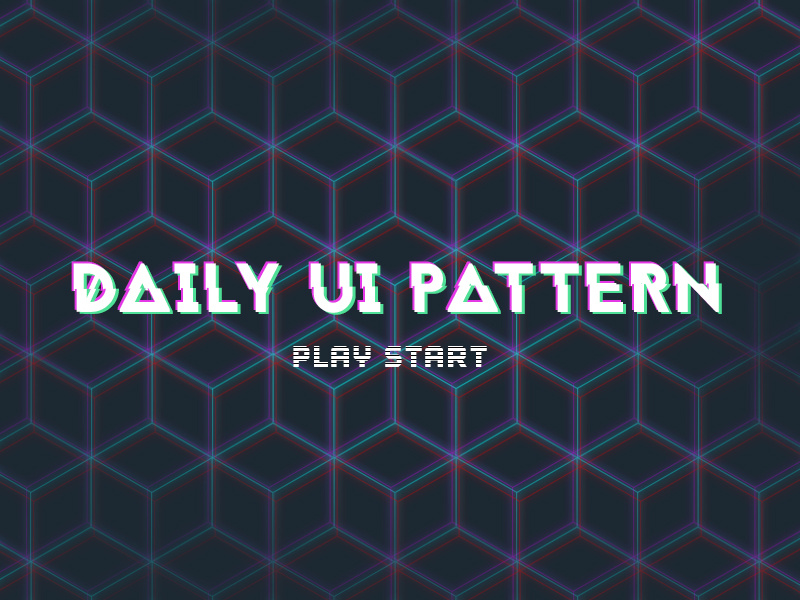 Daily UI 059 - Background Pattern pattern ui daily