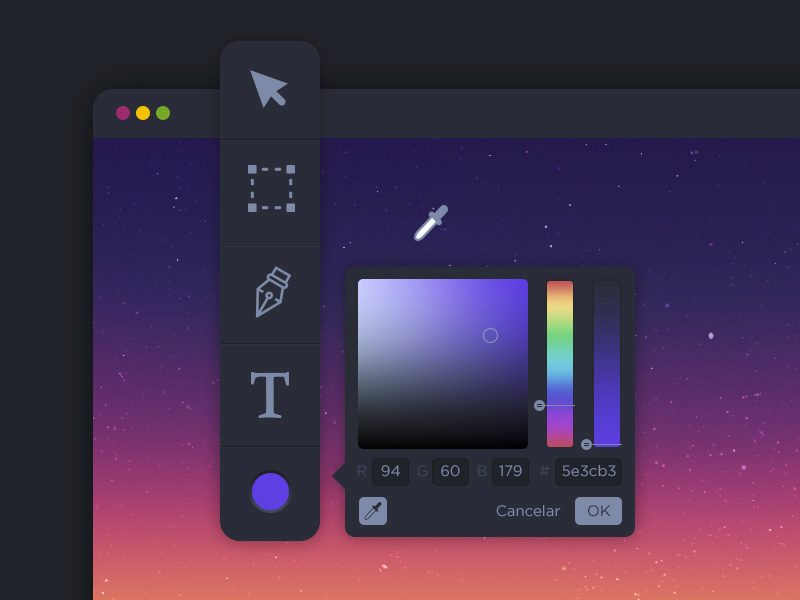Daily UI 060 - Color Picker tool picker color ui daily
