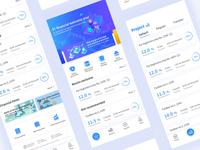 Financial app app design illustration ui