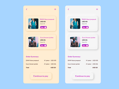 Monocolor screen, card and buttons - Checkout UI cards ui checkout daily 100 challenge daily ui ecommerce figma gradient button illustration logo monocolor shadow