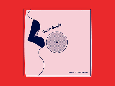 Disco 12" on Vinyl disco illustration illustration design vector vinyl
