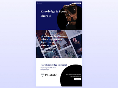 Knowledge is Power (Website UI design)