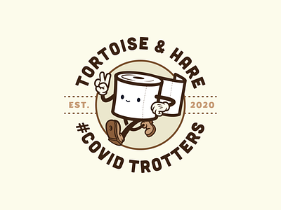 COVID Trotters Badge Logo