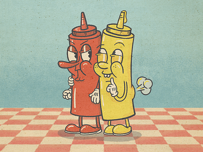Mustard Gas cartoon characterdesign illustration illustrator pun silly