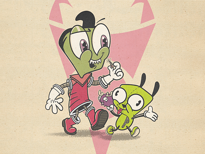 Retro Invader Zim Variation 2