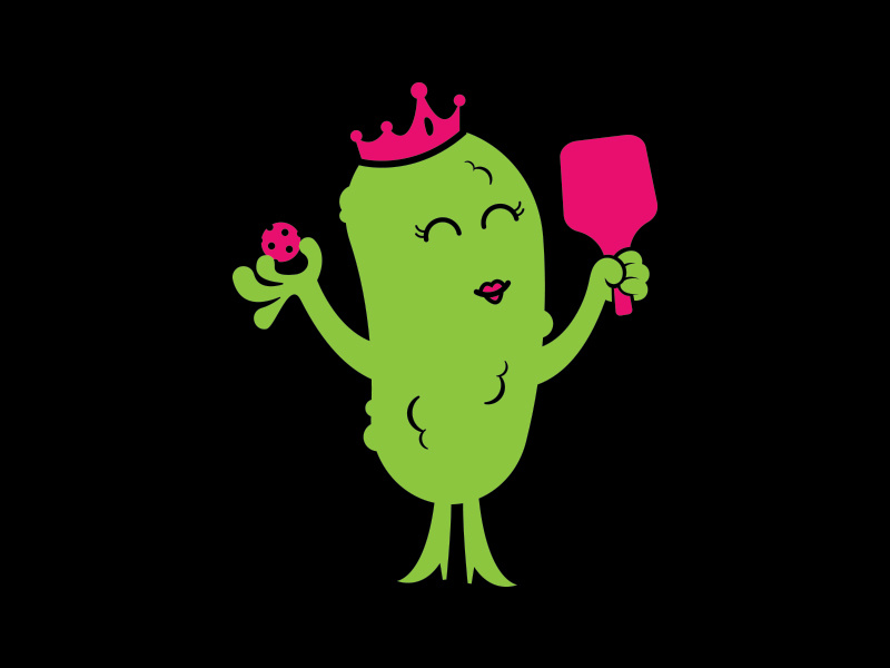 Pickleball Princess by Mark Hardin on Dribbble