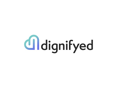 Dignifyed Logo brand branding icon illustrator logo logo design type typograhphy