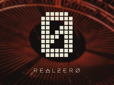Real Zero Logo brand branding icon illustrator logo logo design type typograhphy