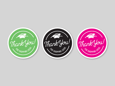"Thank You for Shopping Local" Stickers