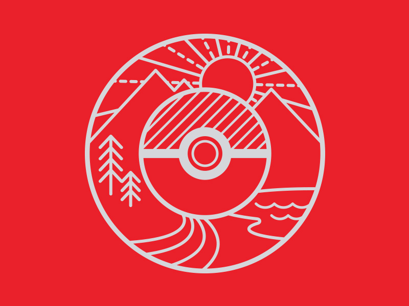 Gotta' Get Outside symbol design illustration emblem icon logo graphic design