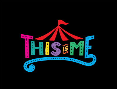 This is Me Camp Logo branding graphic design illustrator logo logo design type