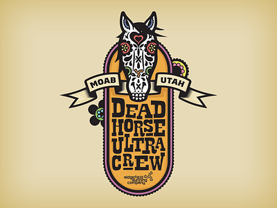 Dead Horse Crew T-shirt badge design graphic design icon illustrator typography