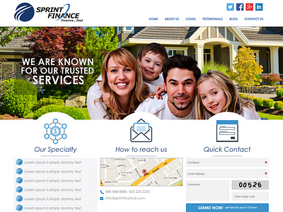 Sprint Finance design