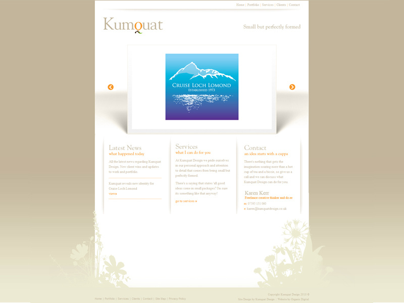 Kumquat ux design ui logo graphic design