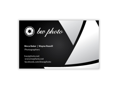 BW business card graphic design print media ui