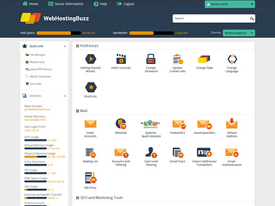 Webhosti Buzz Cpanel