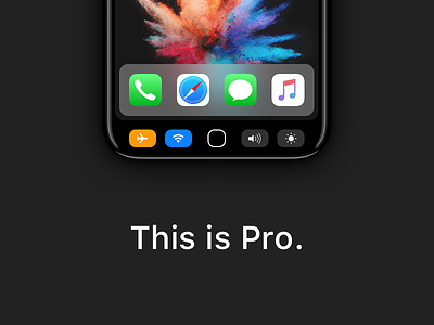 This is Pro. apple homebar ios iphone iphone 8 pro