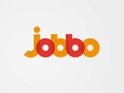 Jobbo Logo app job jobbo logo orange red