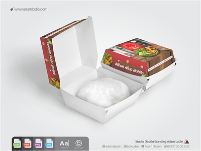 Desain Box Makanan | Food Container Design branding corel draw design food container food logo packaging design
