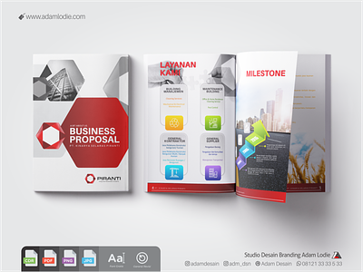 Desain Proposal Perusahaan | Company Proposal Design branding company proposal design illustration proposal design